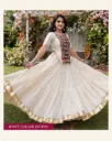 Premium Mirror Work Flared Anarkali Dress
